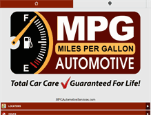 Tablet Screenshot of mpgautomotiveservices.com